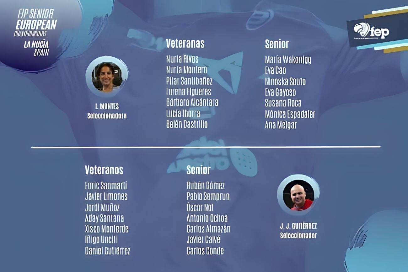 Convocatoria España Europeo Veteranos La Nucía