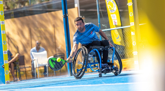 Participante Copa España Pádel en Silla de Ruedas Fuerteventura 2021