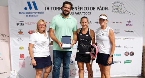 El IV Torneo Benéfico de Palas Para Todos celebró el décimo aniversario de la Asociación