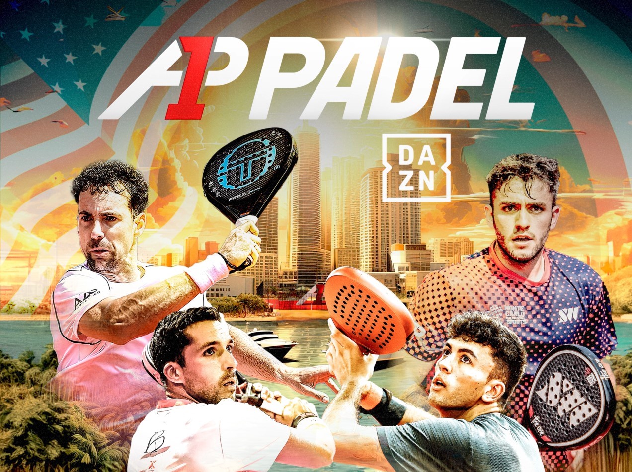 A1 Padel unión con DAZN