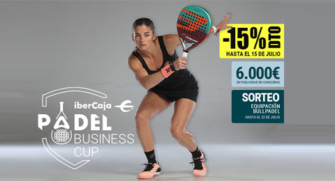 La Ibercaja Pádel Business Cup te ofrece una gran oportunidad para formar equipo
