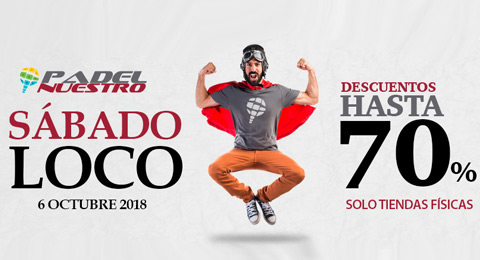 Grandes descuentos para un sábado loco con Padel Nuestro
