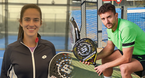 Raquel Piltcher y Cristóbal García, una doble incorporación para aumentar la plantilla de Shooter Padel