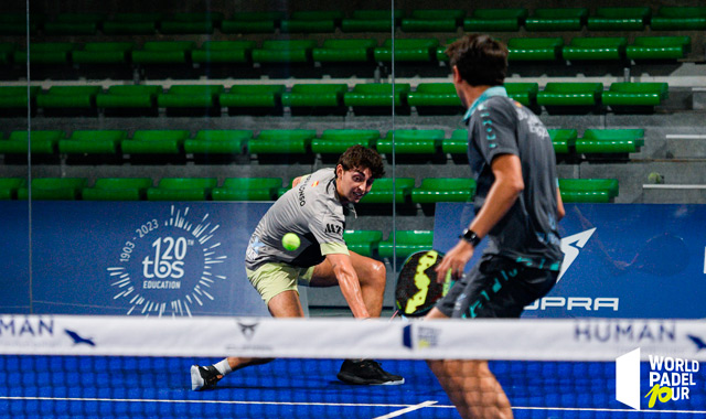 Edu Alonso y Juanlu Esbrí inicio cuadro final segundo día Francia Open 2023 