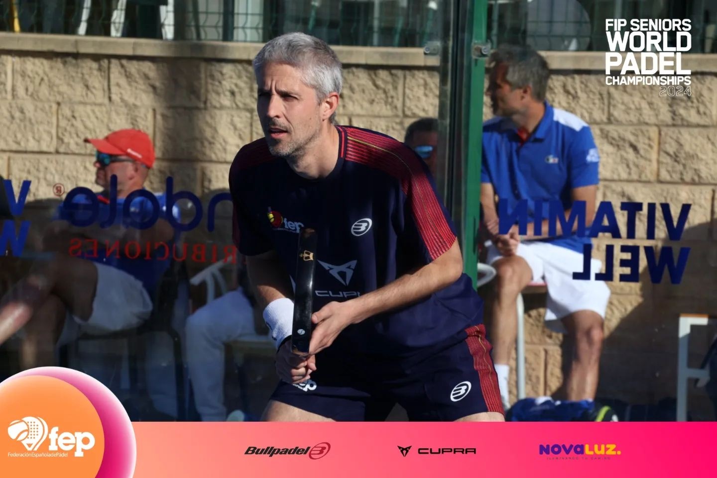 Enric Sanmartín semis Mundial Senior España contra Francia 2024 dentro