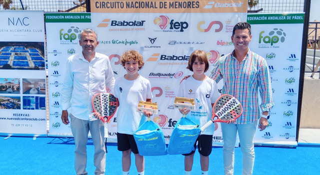 Entrega título Cto Menores TyC 3 Babolat FEP