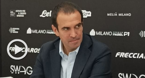 Luigi Carraro: ''Lo que más me ha dolido este año ha sido no tener a las chicas en Premier Padel''