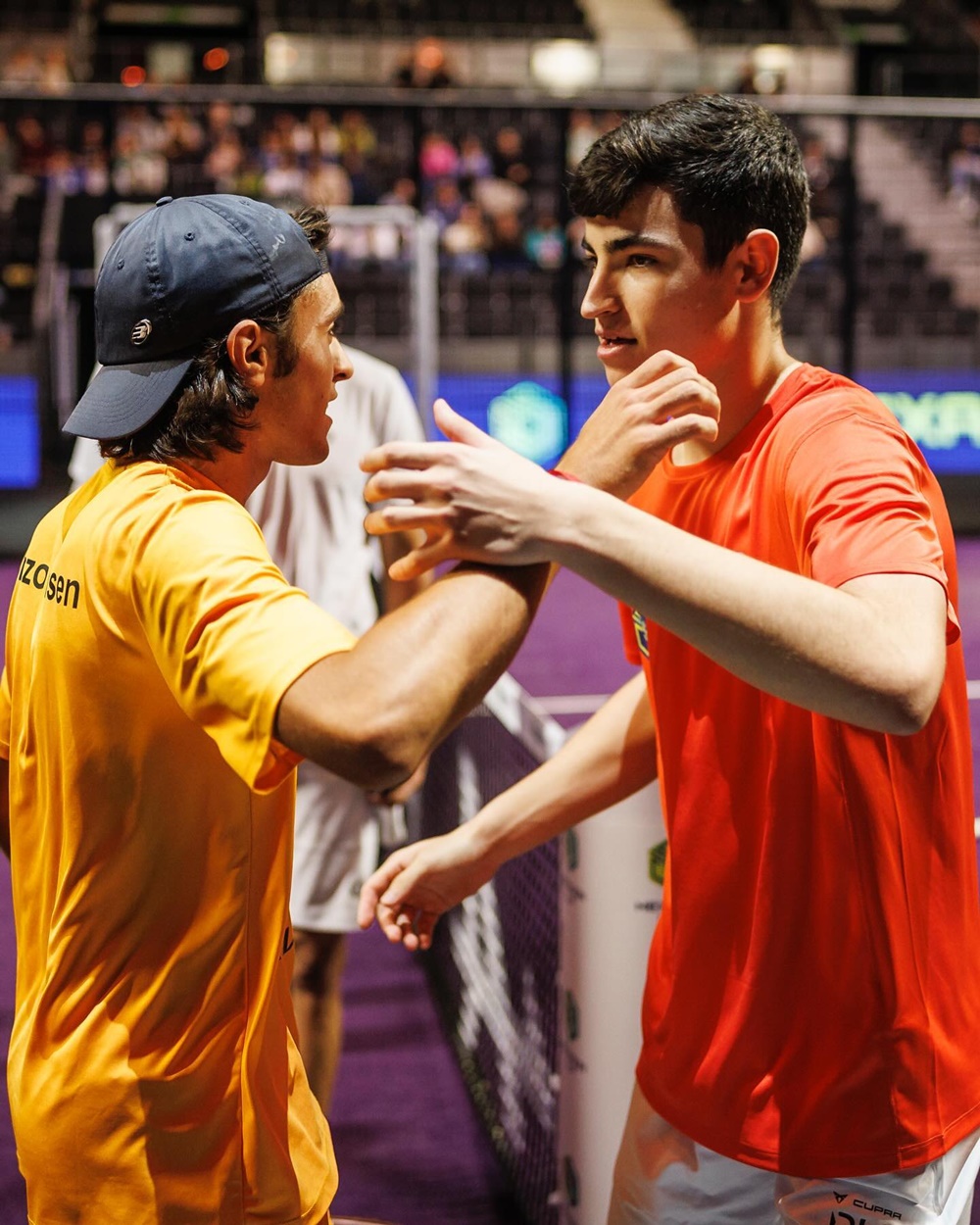 Enzo Jensen y David Gala final Next Gen Hexagon Cup 2024