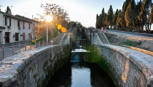 esclusas de Fonserannes Breziers canal du Midi