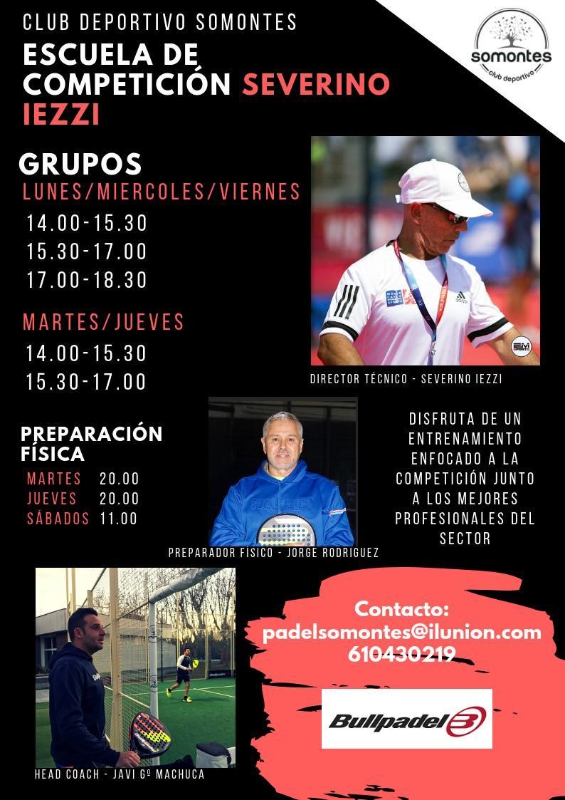 Curso competición escuela CD Somontes