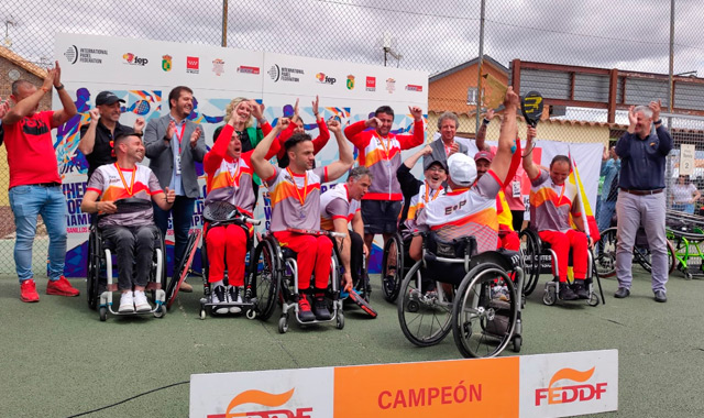 España Cto. del Mundo de pádel en Silla de ruedas