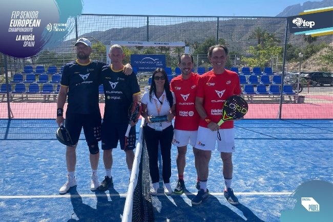 Equipo españa final Europeo Veteranos FEP 2023 La Nucía
