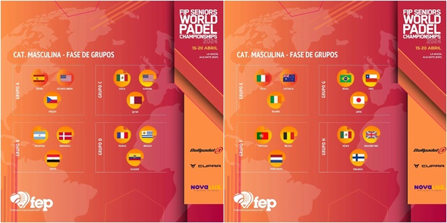 Fase de grupos chicos Mundial veteranos femenino 2024