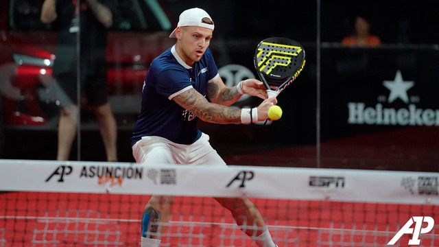 Fede Chiostri segunda joranda inicio cuadro final paraguay Open A1 Padel 2023