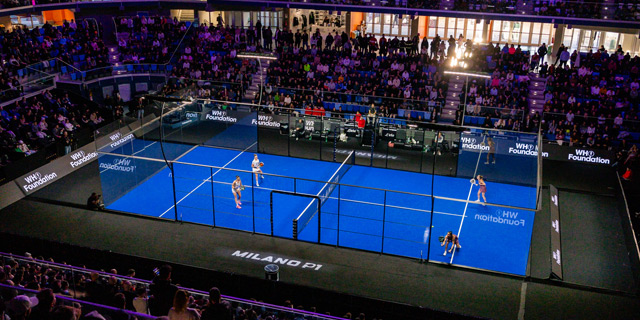 Inicio final femenina Milano Premier Padel P1 2023