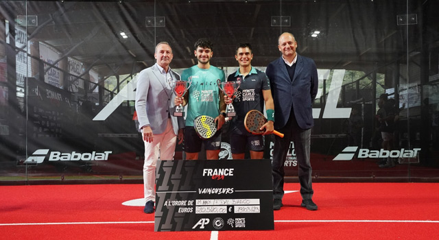 Entrega trofeos A1 Padel Francia Open 2023