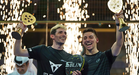 'Super Pibes' supercampeones: Stupa y Di Nenno se elevan en Catar con un juego completo y efectivo
