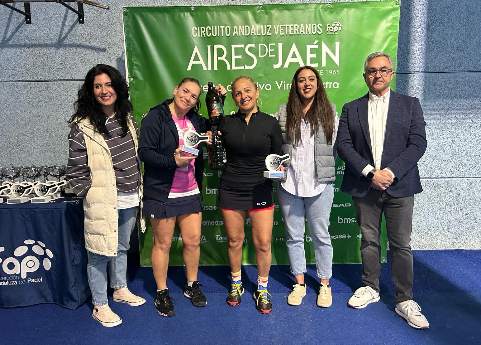 Ganadoras II parada circuito Veteranos Aires de Jaén FAP