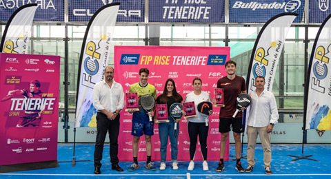 El FIP Rise de Tenerife deja en lo más alto a Sager-Nunes y Siverio-Rapisarda