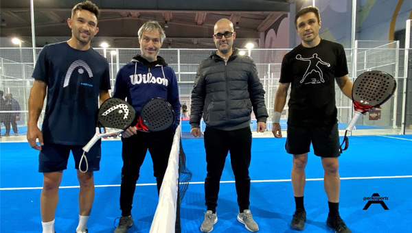 Primer entrenamiento Fernando Belasteguín y Sanyo Gutiérrez