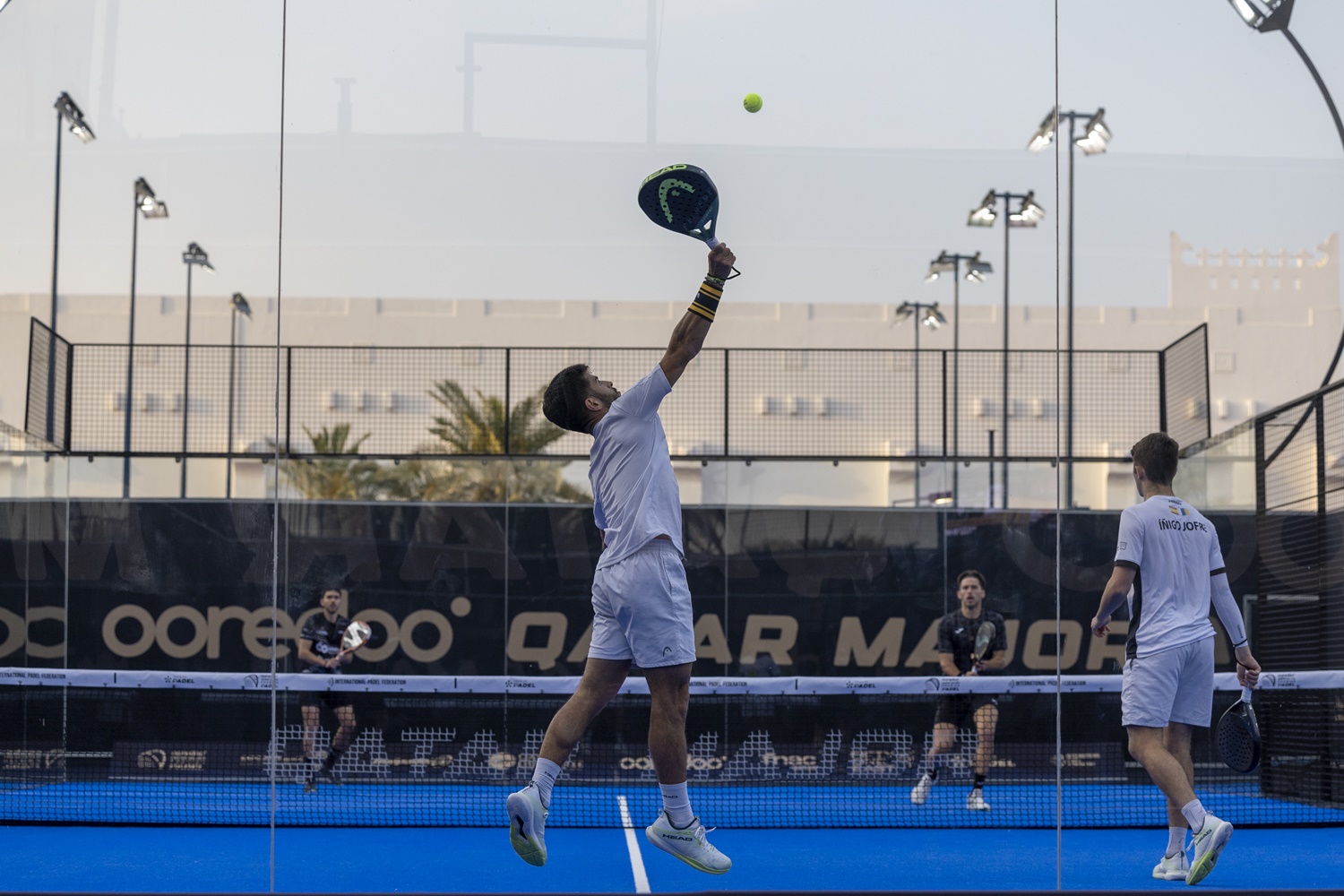 Íñigo Jofre y Luis Hernández inicio cuadro final Catar Major 2024