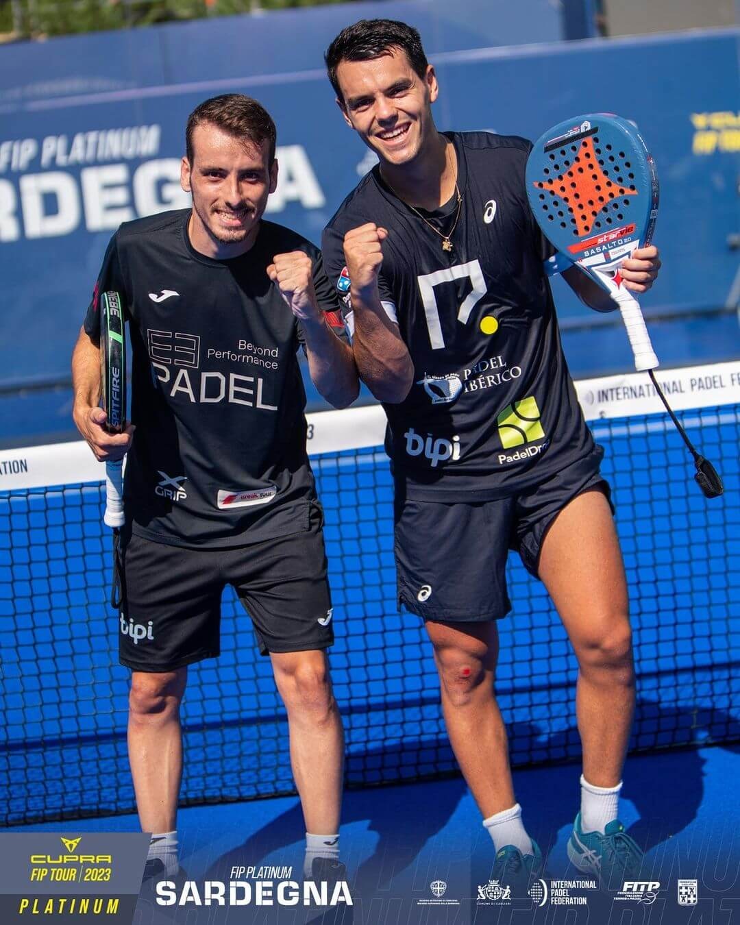 Javi Rico y Coki Nieto cuartos FIP Platinum Cerdeña 2023 