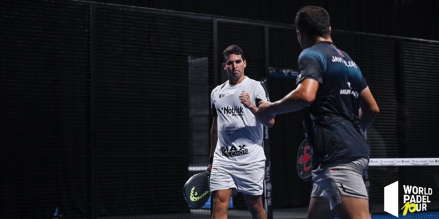 José David Sánchez y Javi Valdés inicio cuadro final Amsterdam Open 2023