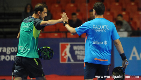 Paquito Navarro y Juan Martín Díaz victoria cuartos Zaragoza 2018