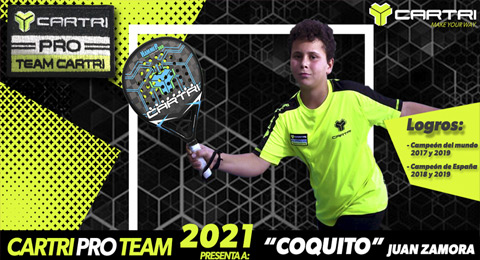Juan ''Coquito'' Zamora, una de las grandes ilusiones del proyecto de futuro de Cartri