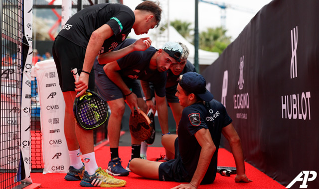 Leo Augsburger cuartos de final Mónaco master A1 Padel 2023