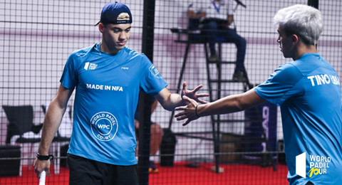 Valentino Libaak y Leo Augsburger siguen volando alto en otra exhibición para llegar a cuartos