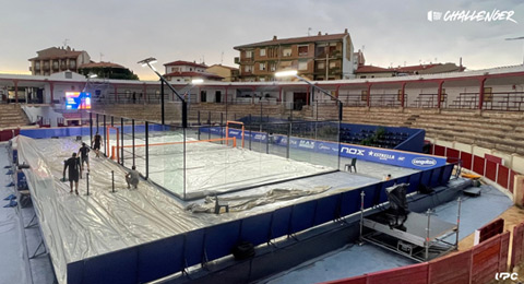 La lluvia da la bienvenida al cuadro final y obliga a reconfigurar todo el cuadro de 1/16