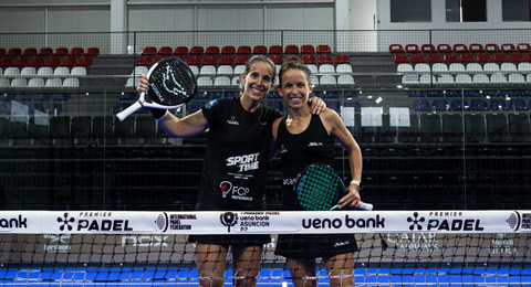 Lucía y Patty pasan a cuartos con mucho trabajo y tiempo en pista