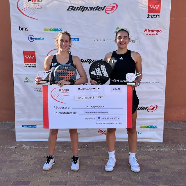 Marta Talaván y Lorena Rufo Grand Slam Oro 4000 FMP abril 2023