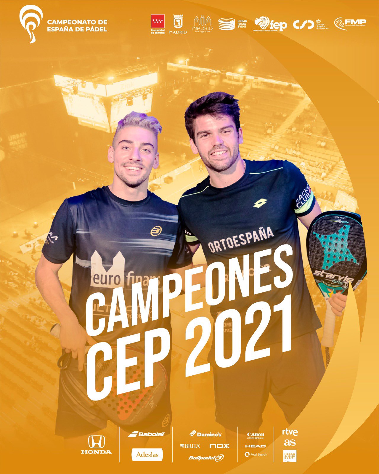 Martín Di Nenno y Javi Garrido victoria Campeonato España Pádel 2021