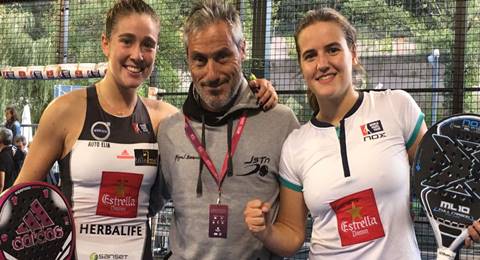 Ortega y Fallada, dos jóvenes con pádel de veteranas