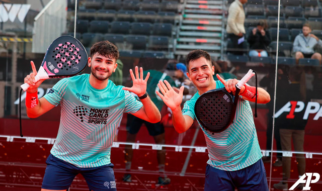 Maxi Arce y Franco Dal Bianco victoria A1 Padel Suecia 2023