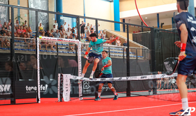 Maxi Arce y Franco Dal Bianco final Tenerife Open A1 Padel 2023