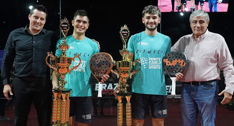 Maxi Arce y Franco Dal Bianco, tricampeones tras un duelo épico en Brasil