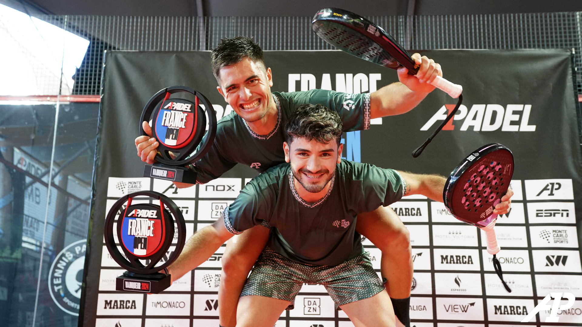 Título Arce y Dal Bianco Francia Open 2024