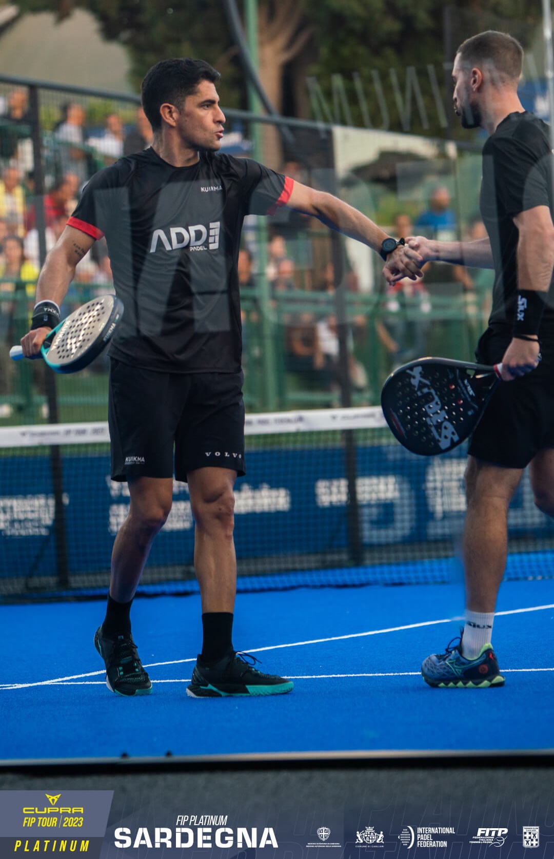 Maxi Sánchez y Lucho Capra cuartos FIP Platinum Cerdeña 2023