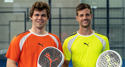 Pádel y ajedrez: los campeones Magnus Carlsen y 'Momo' González nos hablan de las similitudes entre estos deportes