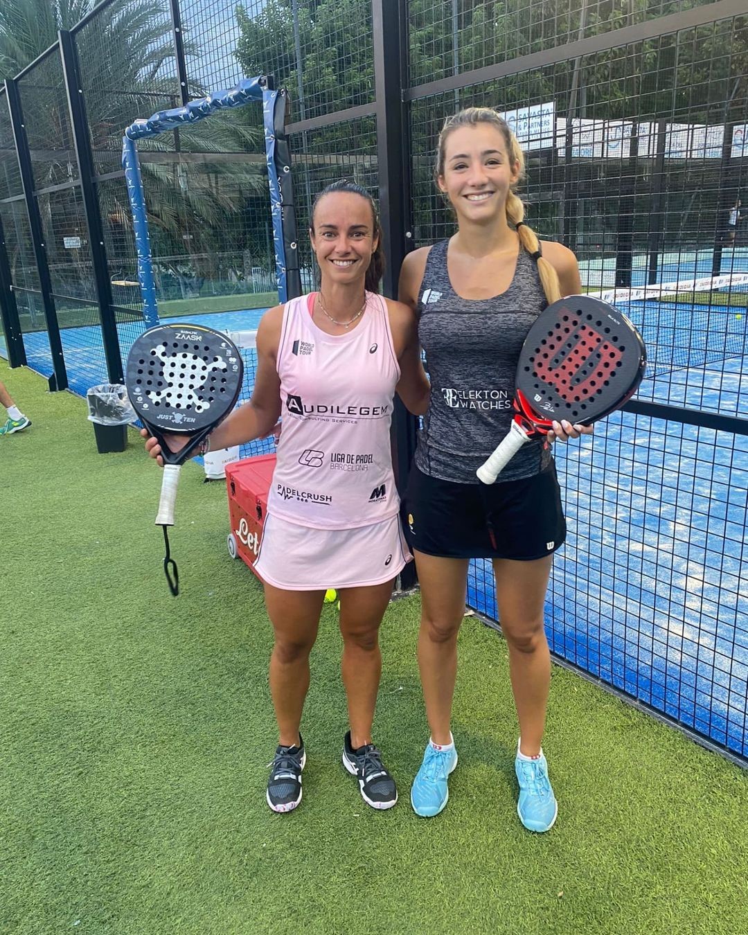 Sara Pujals y Nicole Traviesa previas Cerdeña Open