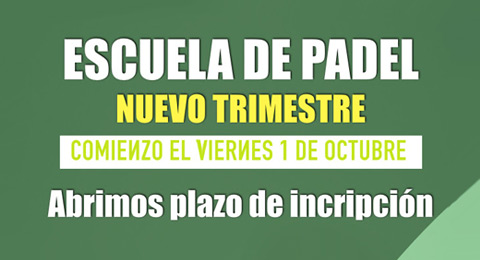 El Club de Pádel La Moraleja vuelve a las clases abriendo nueva temporada de su Escuela de Pádel
