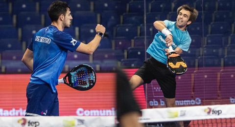 García Diestro y 'Pincho' Fdez. dan la sorpresa del día en los octavos masculinos