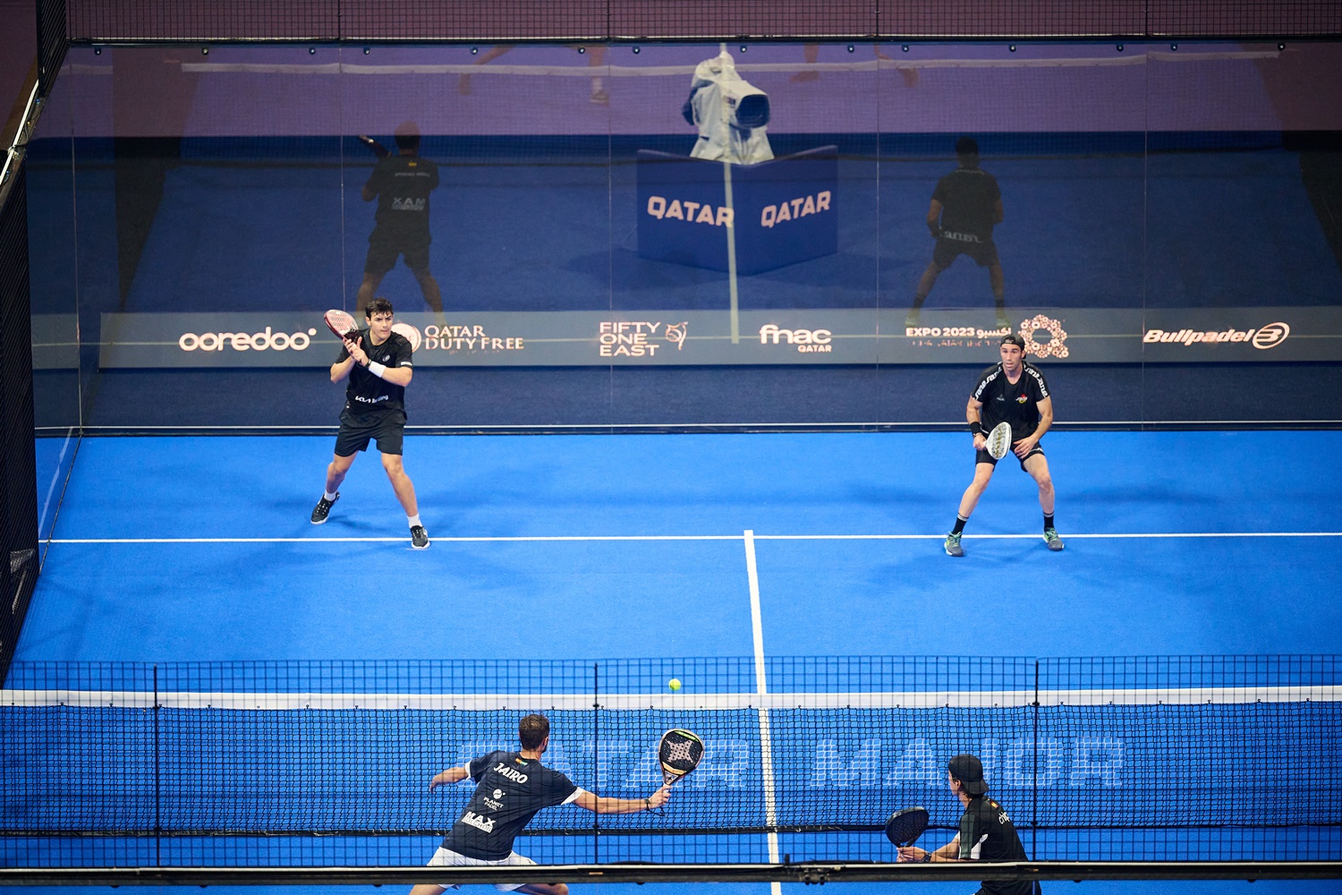 Pablo Cardona y Javi Ruiz inicio cuadro final Catar Major 2024 