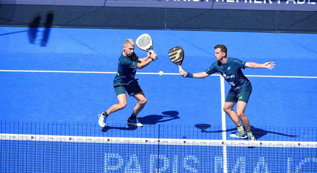 Paquito Navarro y Martín Di Nenno debut Paris Premier Padel 2022 