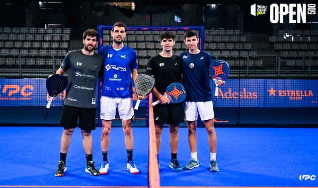 Partido cuadro final primer día Alicante Open 500 Teo Zapata y Antón Sans 2023
