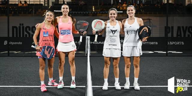 Partido Claudia Jensen y Vero Virseda vs. Ari y Paula cuartos German padel Open 2023