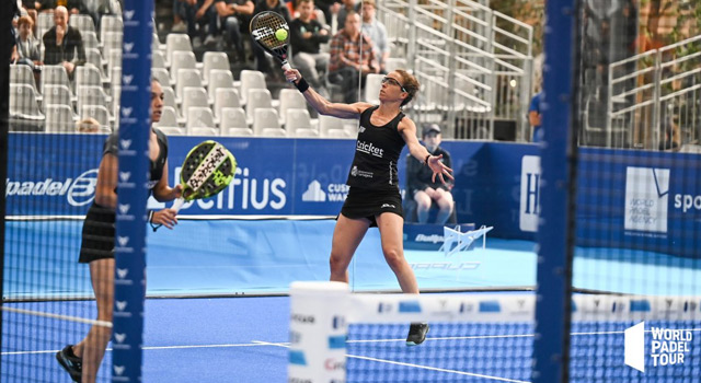 Patty Llaguno y Virginia Riera final Bruselas Open 2022
